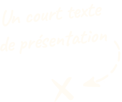 Un court texte de présentation